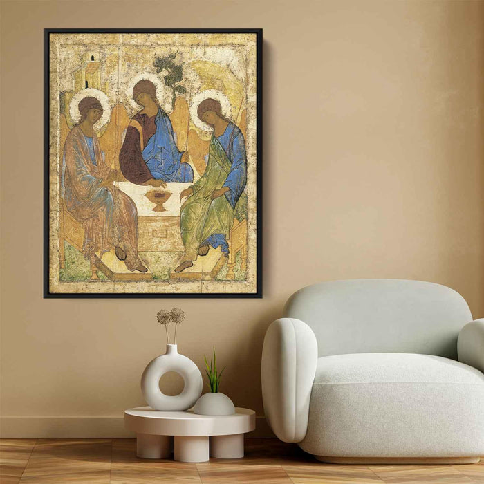 Trinity (1420) by Andrei Rublev - Canvas Artwork