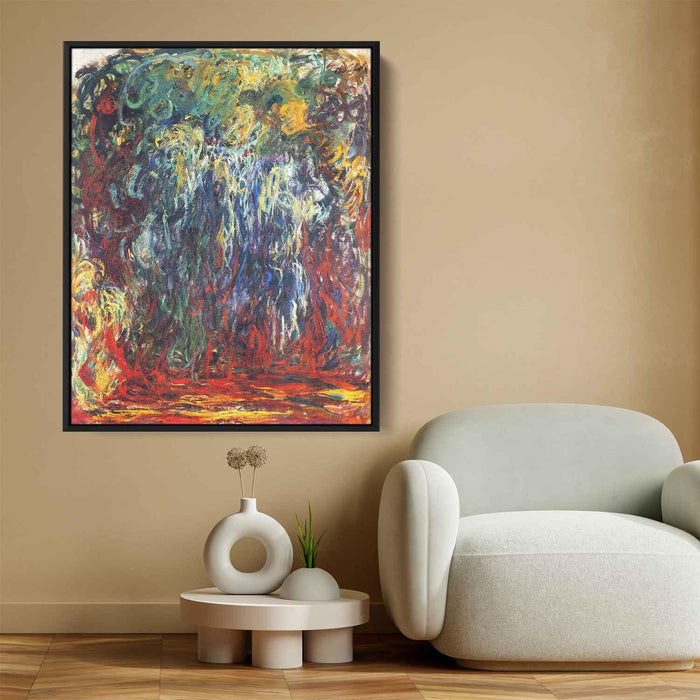 Weeping Willow, Giverny by Claude Monet - Canvas Artwork