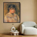 Woman`s Head by Pierre-Auguste Renoir - Canvas Artwork