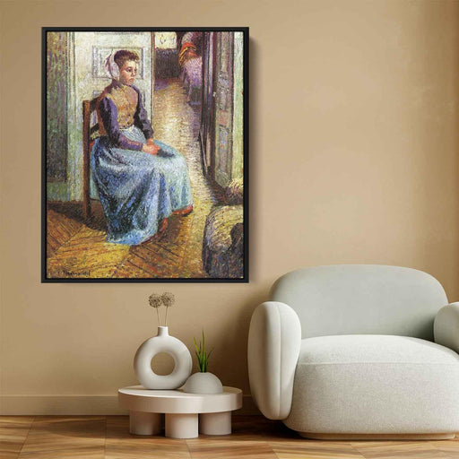 Young Flemish maid by Camille Pissarro - Canvas Artwork