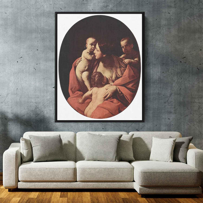 Charity (1607) by Guido Reni - Canvas Artwork