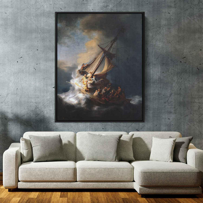 The Storm on the Sea of Galilee (1633) by Rembrandt - Canvas Artwork