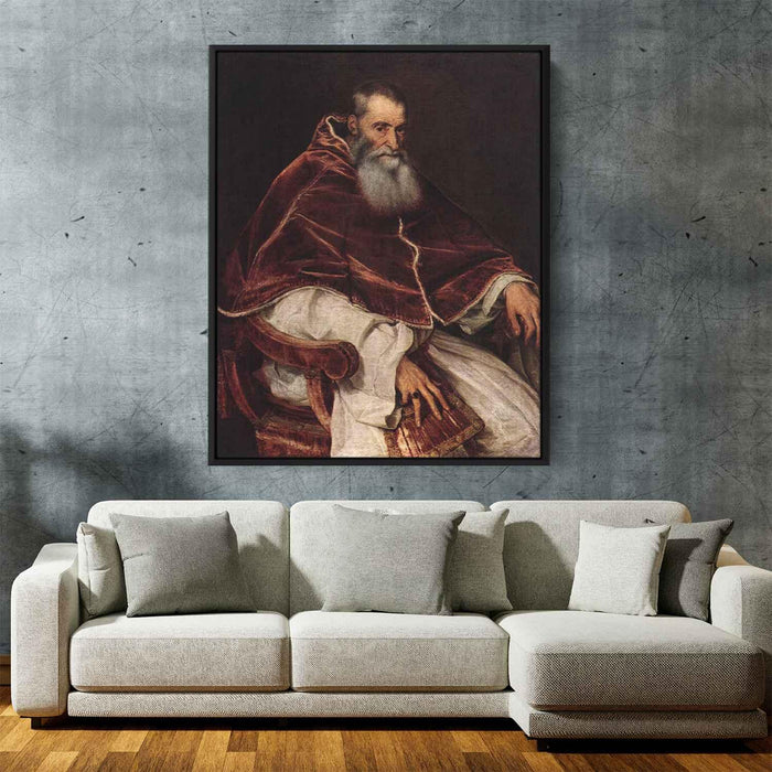 Pope Paul III (1543) by Titian - Canvas Artwork