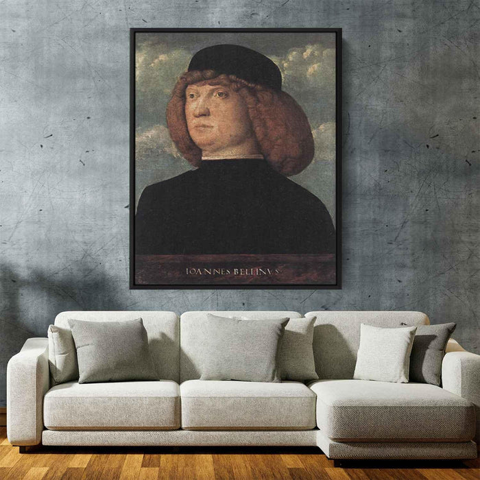 Portrait of a Young Man (1500) by Giovanni Bellini - Canvas Artwork