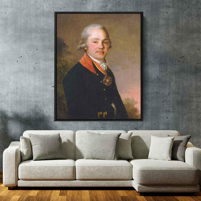 Portrait of Alexander Dmitrievich Arseniev (1797) by Vladimir Borovikovsky - Canvas Artwork