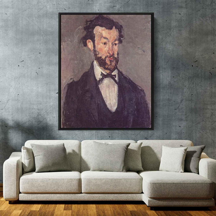 Portrait of Antoine Valabregue (1871) by Paul Cezanne - Canvas Artwork