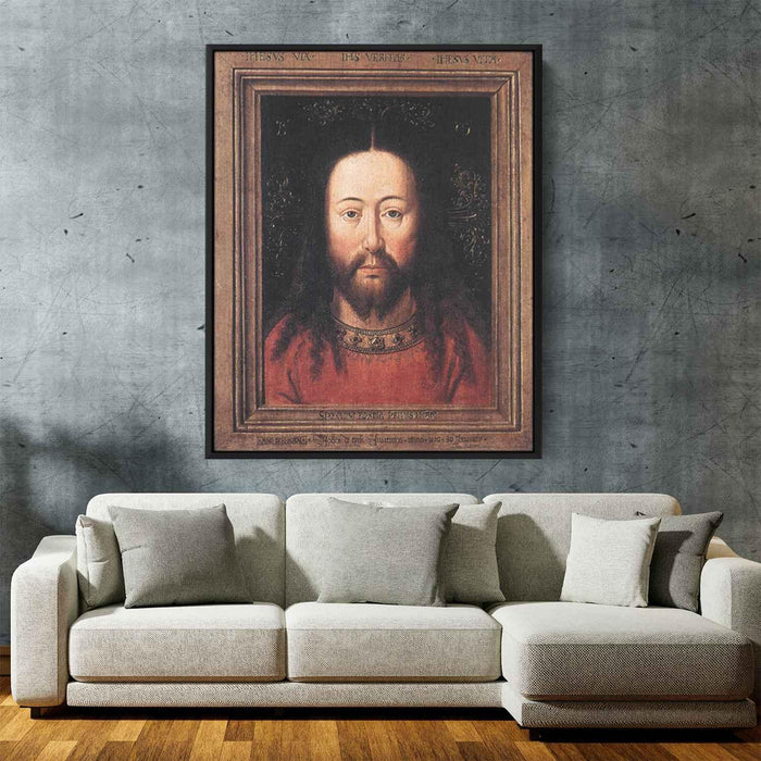 Portrait of Christ (1440) by Jan van Eyck - Canvas Artwork