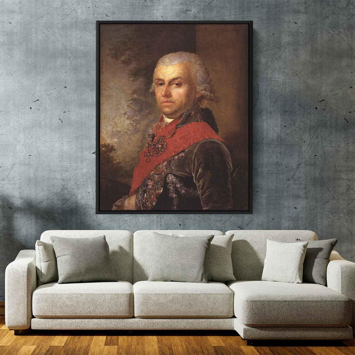 Portrait of D. P. Troschinsky (1799) by Vladimir Borovikovsky - Canvas Artwork