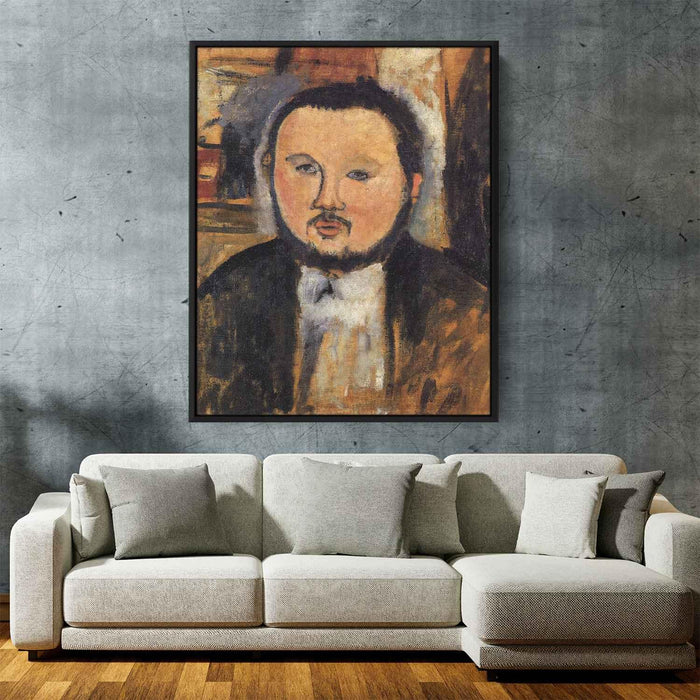 Portrait of Diego Rivera (1914) by Amedeo Modigliani - Canvas Artwork