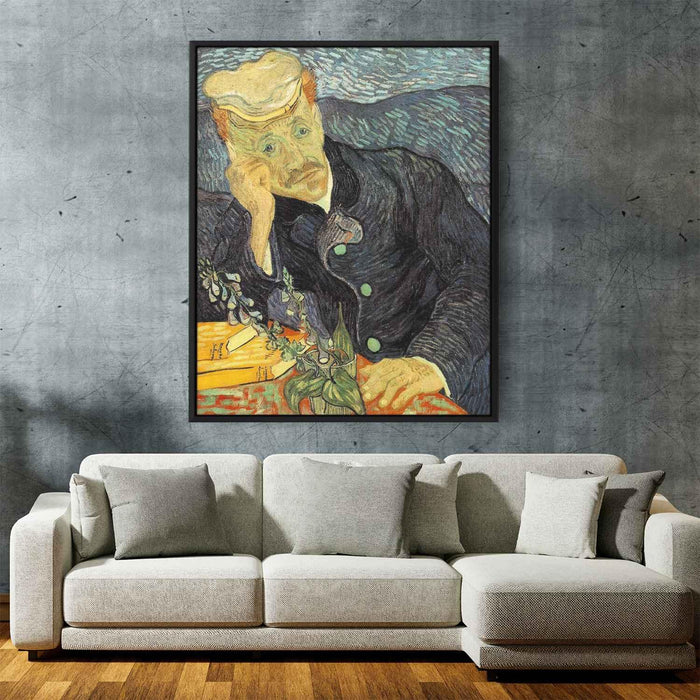 Portrait of Doctor Gachet (1890) by Vincent van Gogh - Canvas Artwork