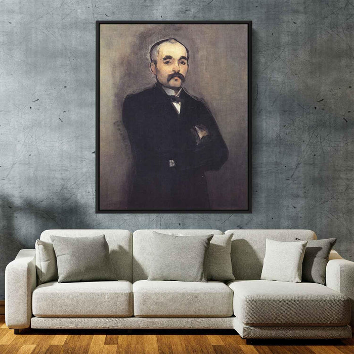 Portrait of Georges Clemenceau (1879) by Edouard Manet - Canvas Artwork