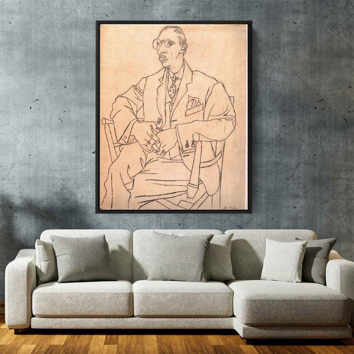 Portrait of Igor Stravinsky (1920) by Pablo Picasso - Canvas Artwork