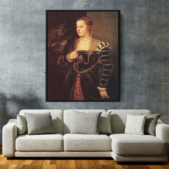 Portrait of Lavinia, the Artist's Daughter by Titian - Canvas Artwork