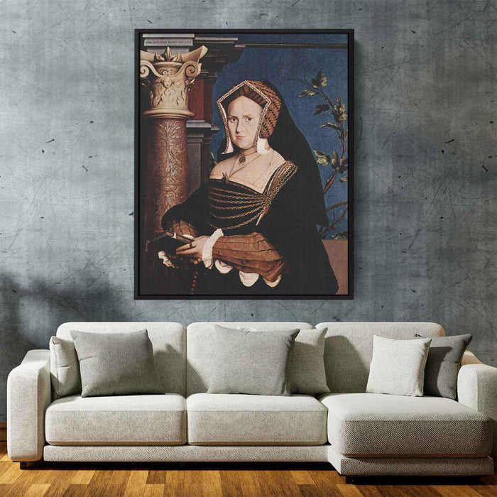 Portrait of Mary Wotton, Lady Guildenford by Hans Holbein the Younger - Canvas Artwork