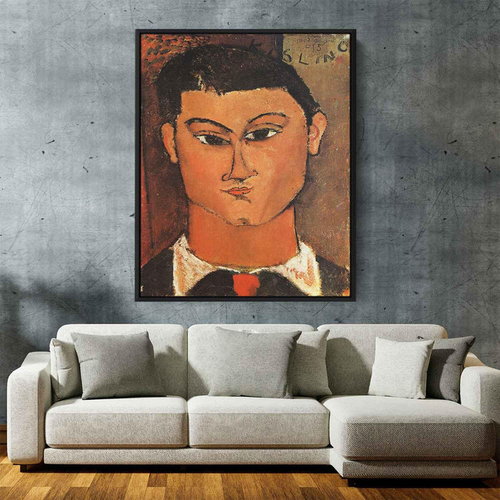 Portrait of Moise Kisling (1915) by Amedeo Modigliani - Canvas Artwork