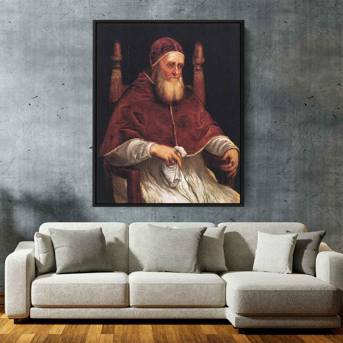 Portrait of Pope Julius II (1546) by Titian - Canvas Artwork