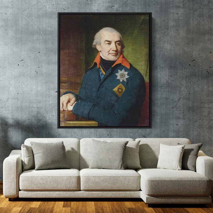 Portrait of Prince G S Volkonsky by Vladimir Borovikovsky - Canvas Artwork