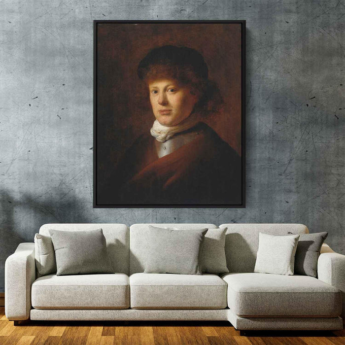 Portrait of Rembrandt van Rijn (1628) by Rembrandt - Canvas Artwork