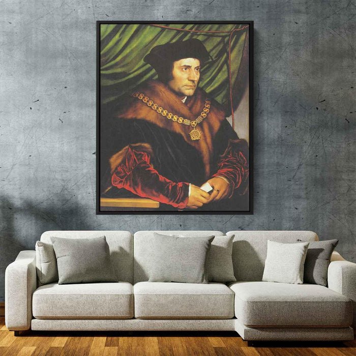 Portrait of Sir Thomas More (1527) by Hans Holbein the Younger - Canvas Artwork