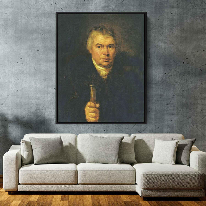 Portrait of the artist's father, Adam Karlovich Schwalbe by Orest Kiprensky - Canvas Artwork