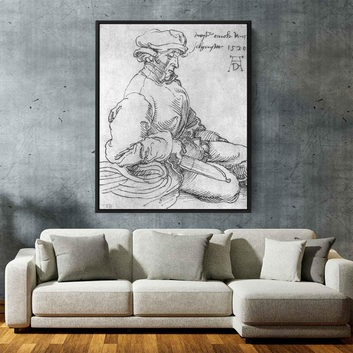 Portrait of the Blessed Arnold of town by Albrecht Durer - Canvas Artwork