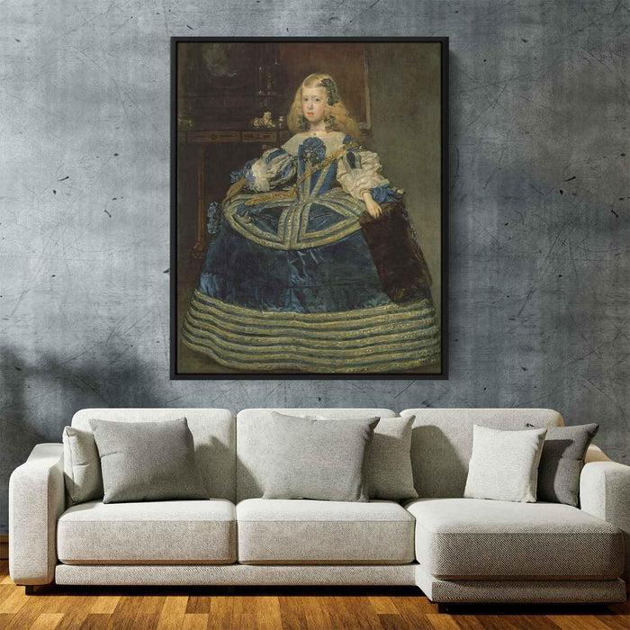 Portrait of the Infanta Margarita (1660) by Diego Velazquez - Canvas Artwork