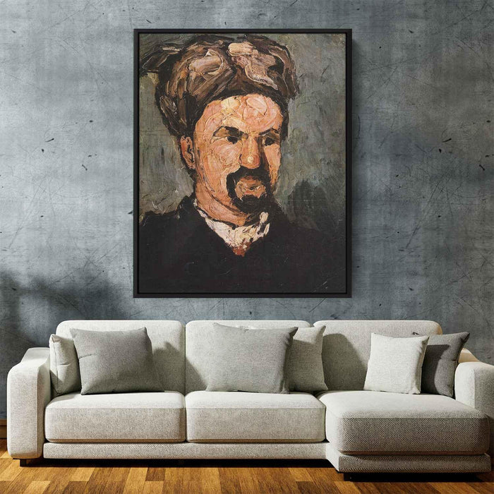 Portrait of Uncle Dominique in a Turban (1866) by Paul Cezanne - Canvas Artwork