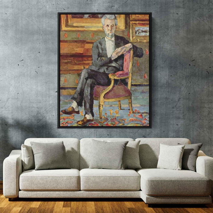 Portrait of Victor Chocquet, Seated by Paul Cezanne - Canvas Artwork