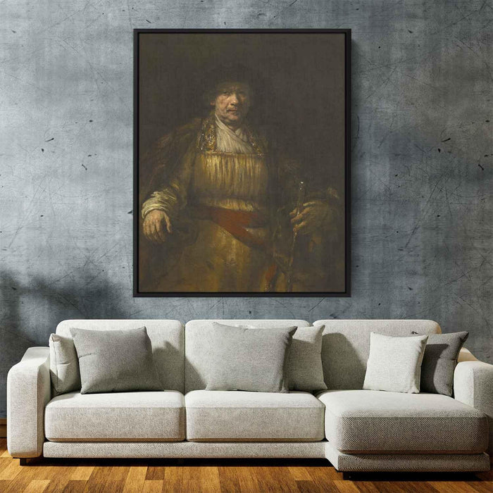 Self-portrait (1658) by Rembrandt - Canvas Artwork