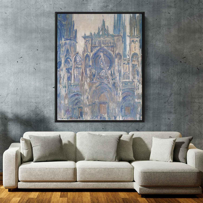 Rouen Cathedral, Study of the Portal by Claude Monet - Canvas Artwork