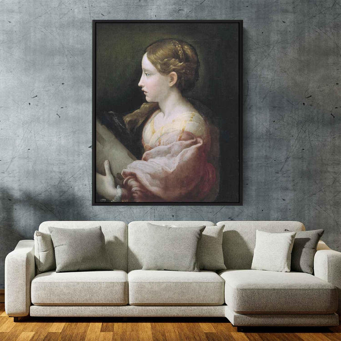 Saint Barbara (1522) by Parmigianino - Canvas Artwork