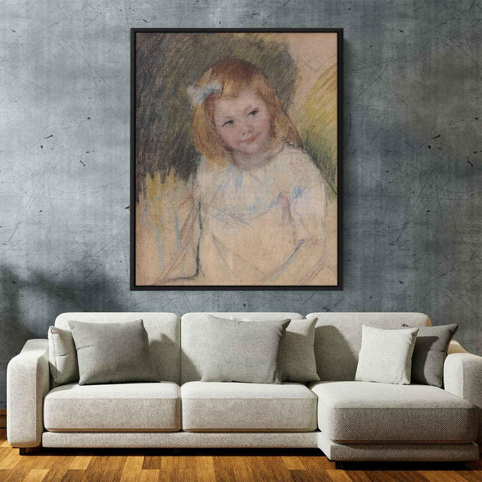 Sara Looking to the Right (1901) by Pierre-Auguste Renoir - Canvas Artwork