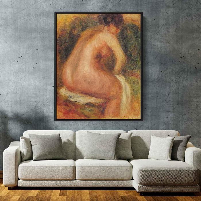 Seated Female Nude (1910) by Pierre-Auguste Renoir - Canvas Artwork