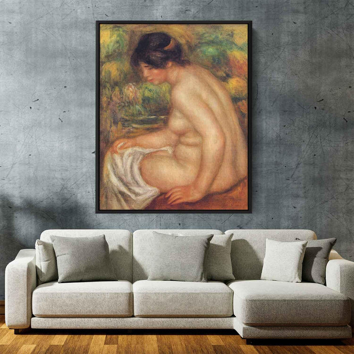 Seated Nude in Profile (Gabrielle) (1913) by Pierre-Auguste Renoir - Canvas Artwork