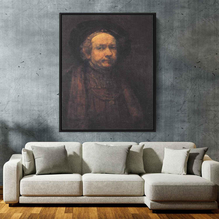 Self-portrait (1669) by Rembrandt - Canvas Artwork