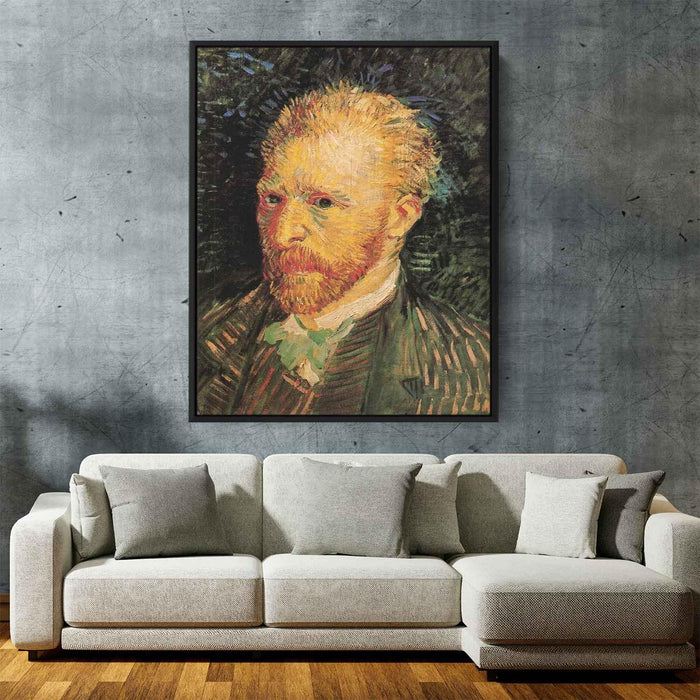 Self-Portrait (1887) by Vincent van Gogh - Canvas Artwork