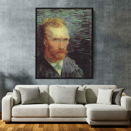 Self-Portrait (1887) by Vincent van Gogh - Canvas Artwork