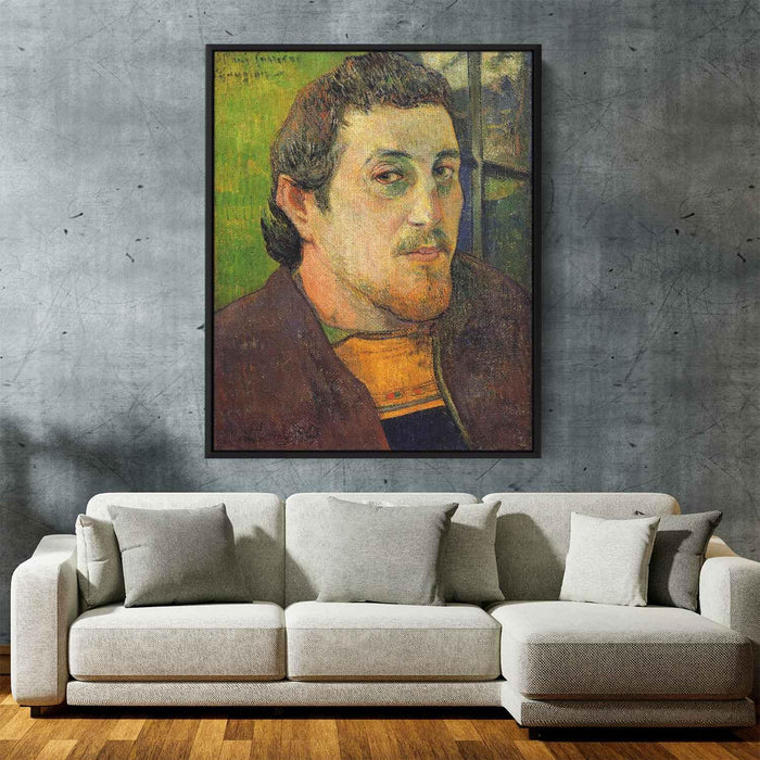 Self portrait at Lezaven (1888) by Paul Gauguin - Canvas Artwork