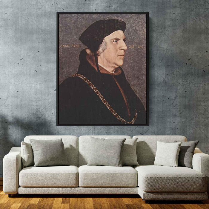 Sir William Butts (1543) by Hans Holbein the Younger - Canvas Artwork