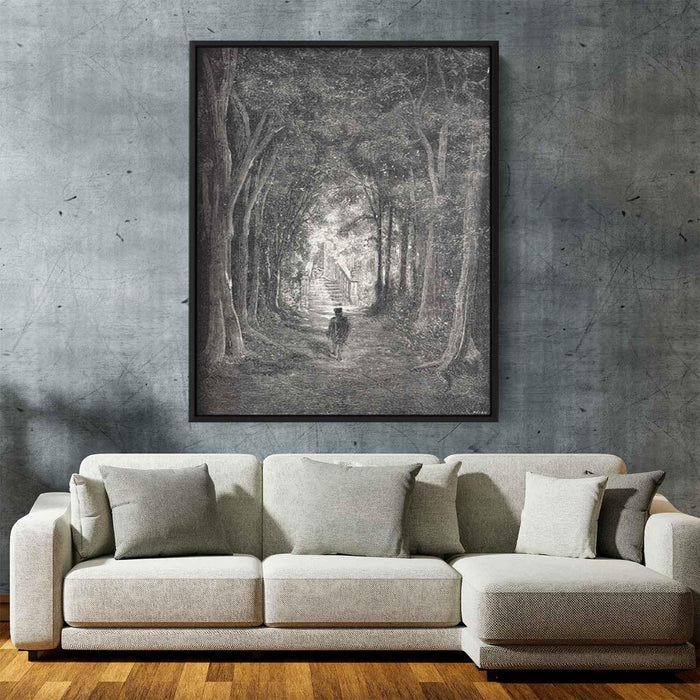 Sleeping Beauty by Gustave Dore - Canvas Artwork