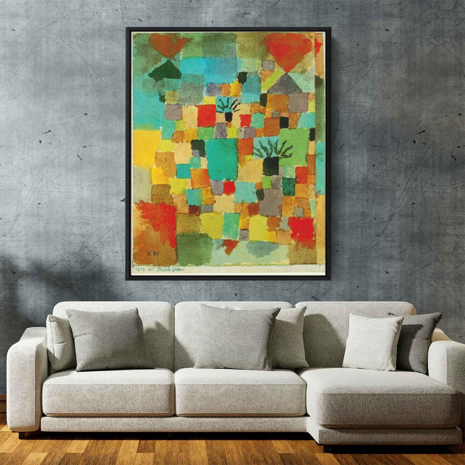 ARTCANVAS Southern Gardens 1919 by Paul popular Klee Canvas Art Print