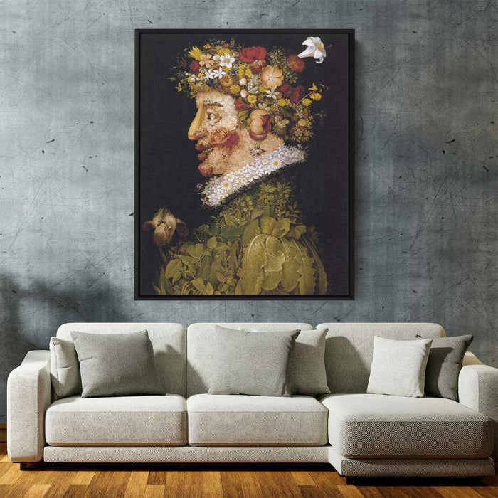 Spring (1563) by Giuseppe Arcimboldo - Canvas Artwork