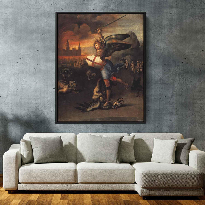 St. Michael (1505) by Raphael - Canvas Artwork