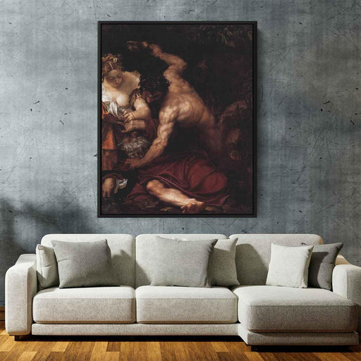 Temptation of St Anthony (1553) by Paolo Veronese - Canvas Artwork