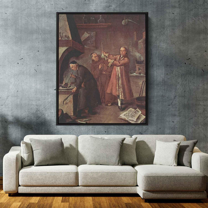 The Alchemists by Pietro Longhi - Canvas Artwork