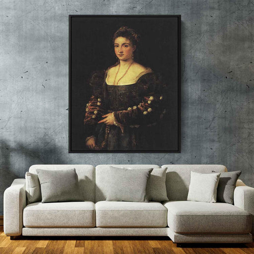 The Beauty (1536) by Titian - Canvas Artwork