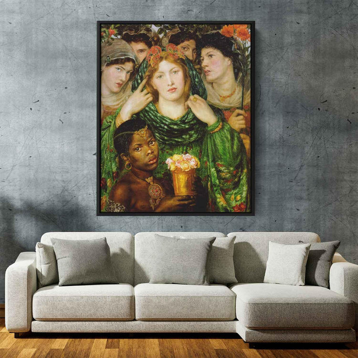 The Beloved (1866) by Dante Gabriel Rossetti - Canvas Artwork