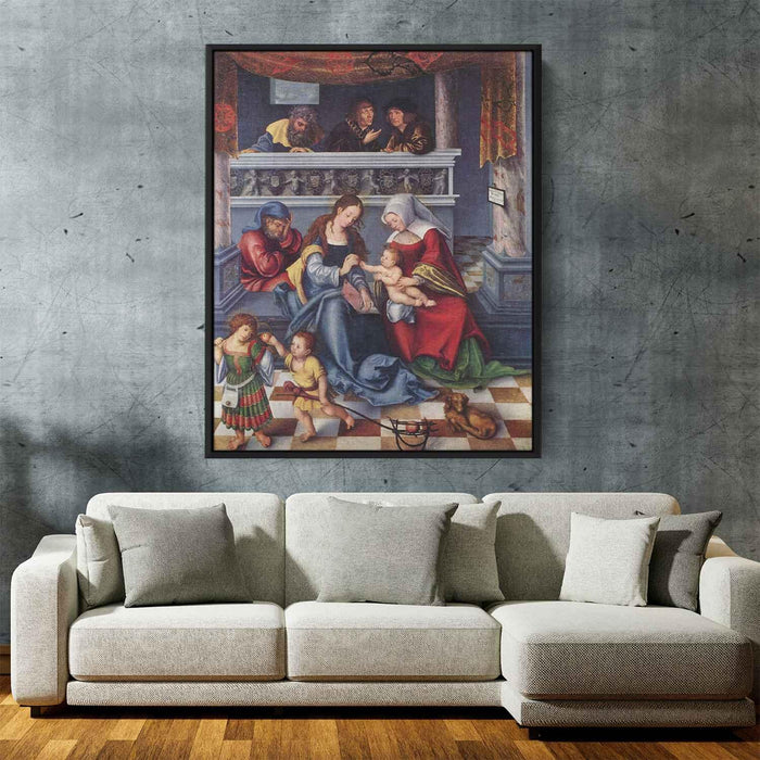 The Holy Family (1509) by Lucas Cranach the Elder - Canvas Artwork