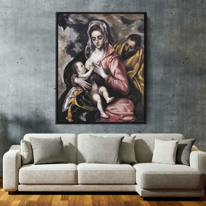 The Holy Family (1660) by Bartolome Esteban Murillo - Canvas Artwork