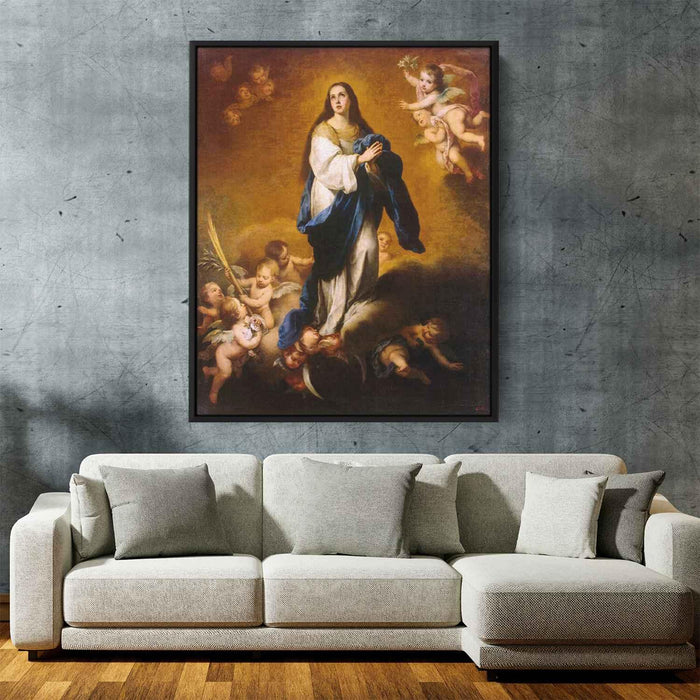 The Immaculate Conception (oil on canvas) (1655) by Bartolome Esteban Murillo - Canvas Artwork